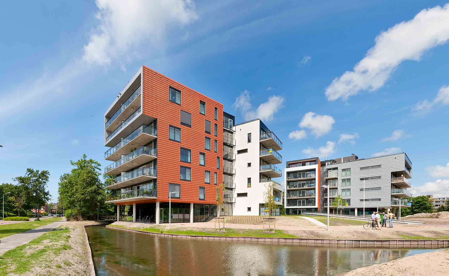 architect appartementen appartementengebouw hoogbouw woningbouw herstructurering Triade Castricum BBHD architecten