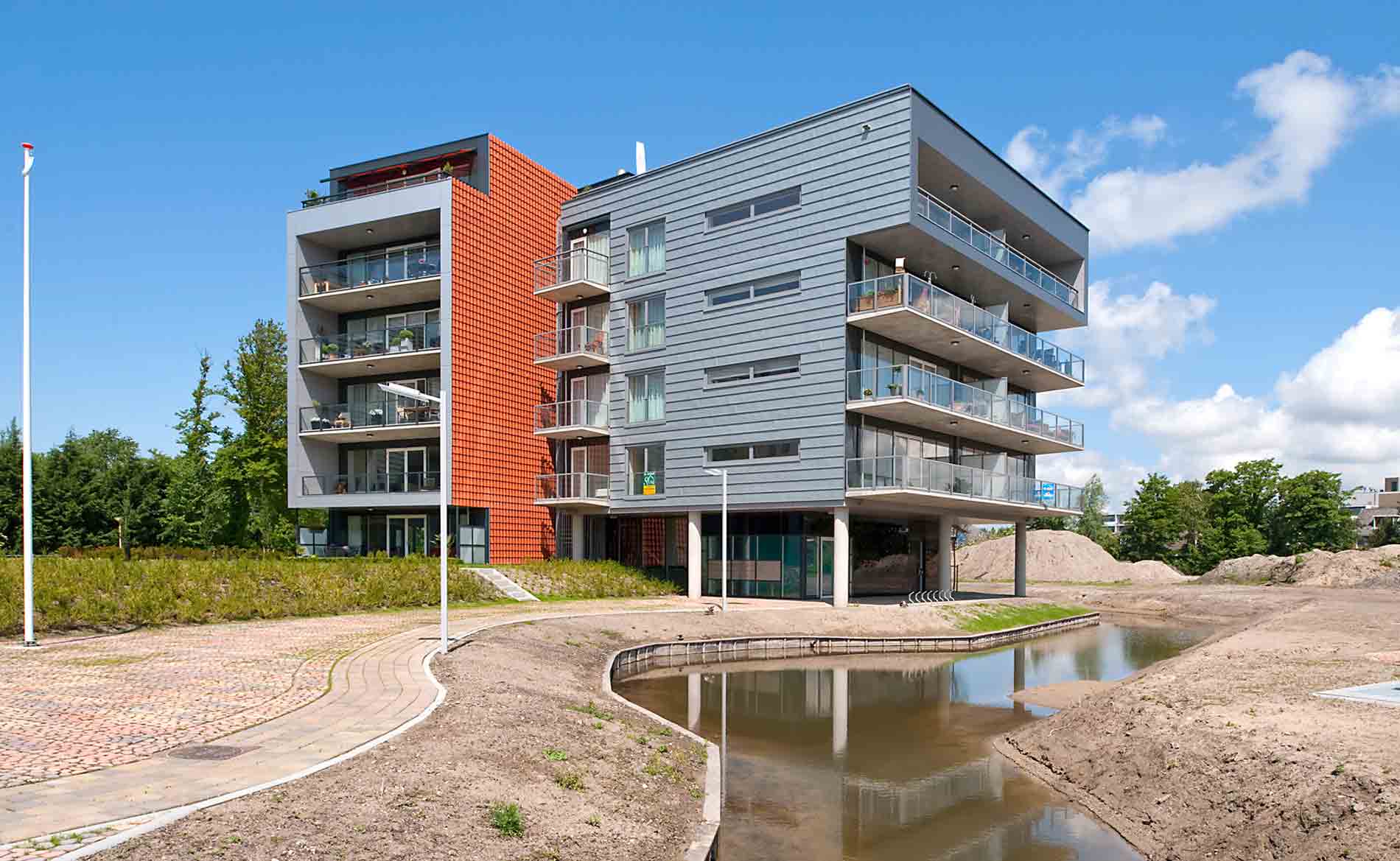 architect appartementen appartementengebouw hoogbouw woningbouw herstructurering Triade Castricum BBHD architecten