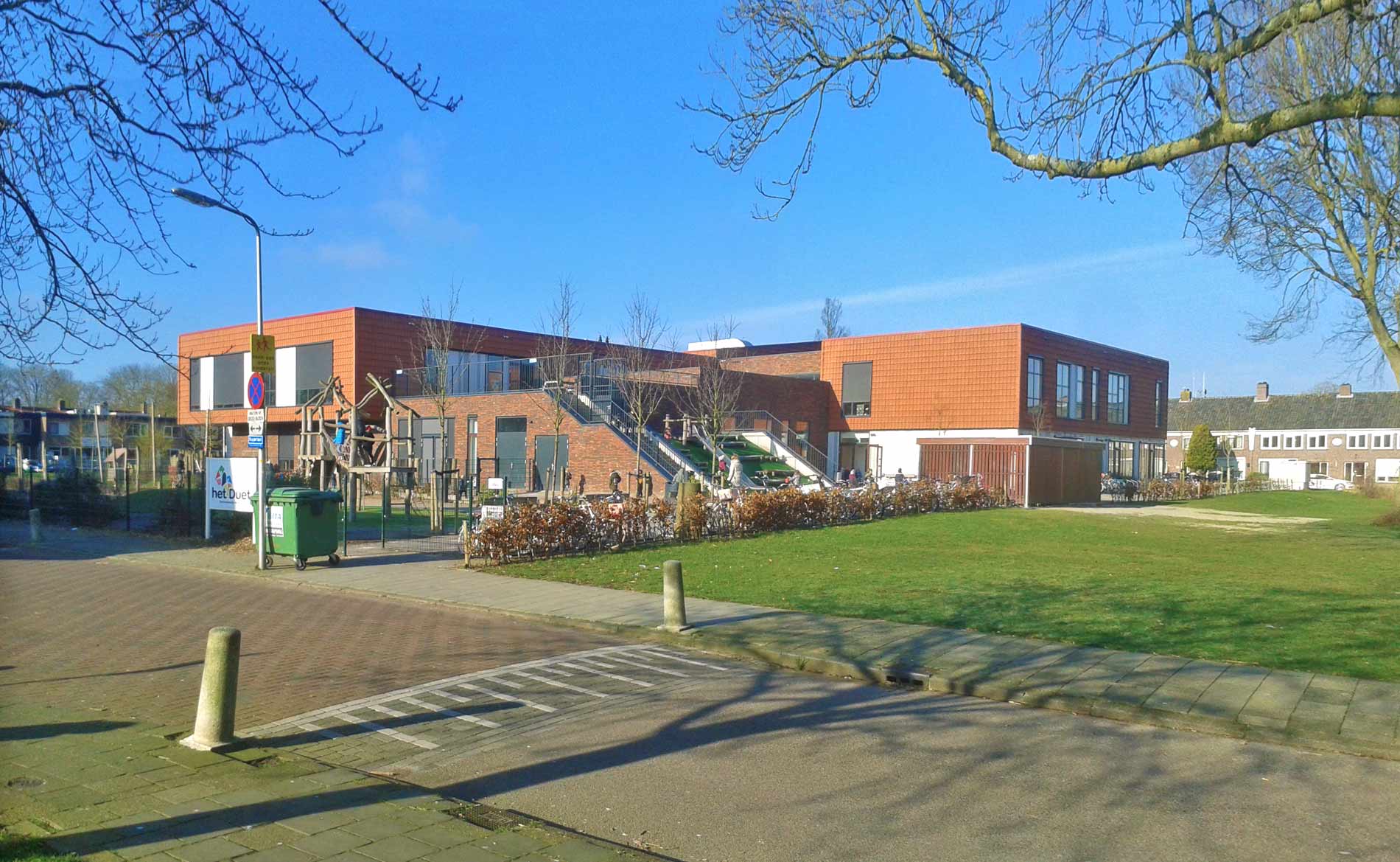 architect scholen basisonderwijs kinderdagveblijf BSO IKC Het Duet Uithoorn BBHD architecten Alkmaar