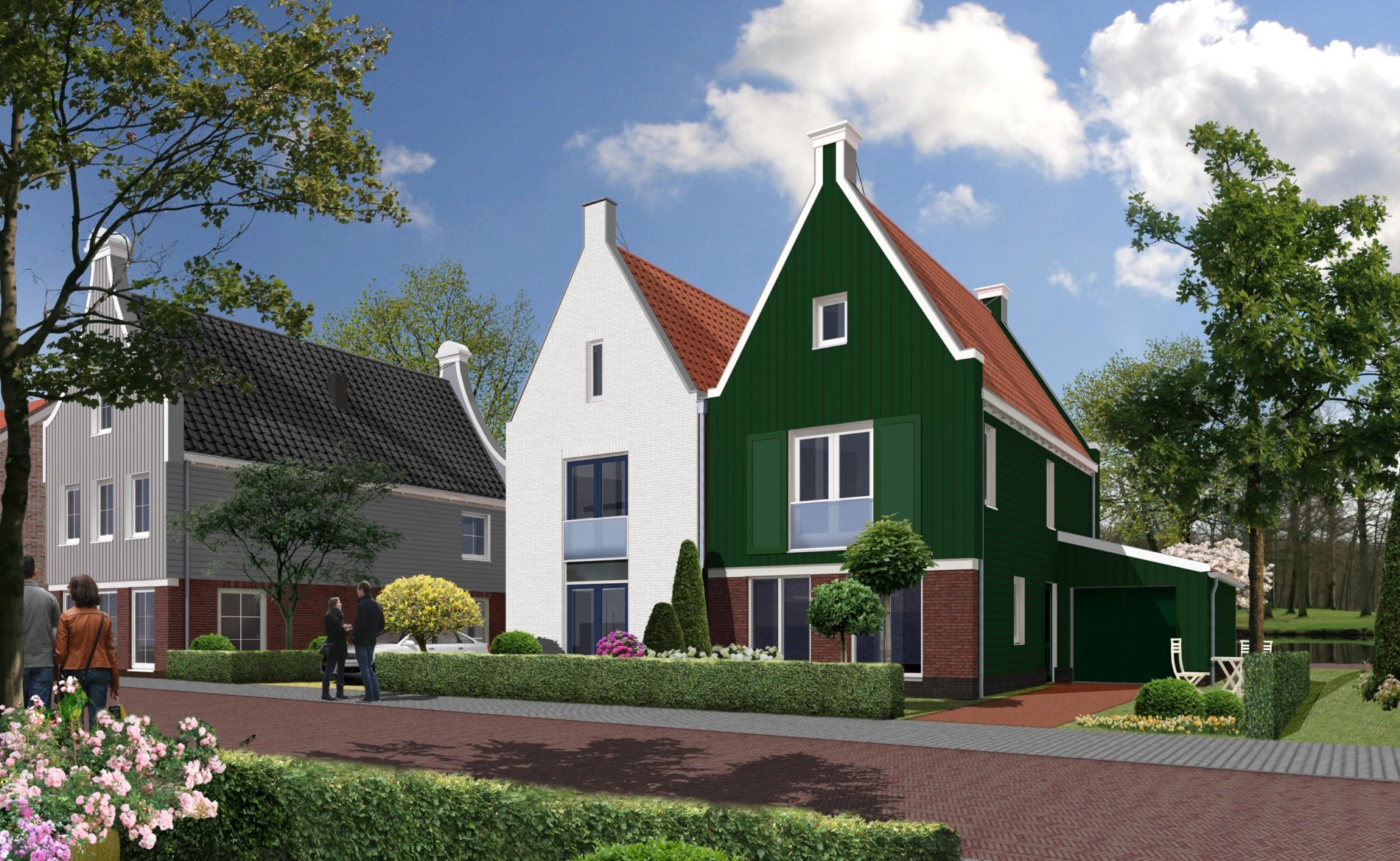 woningbouw woningen De Pauw de Rijp dorps bouwen architect Ton van 't Hoff architectuur