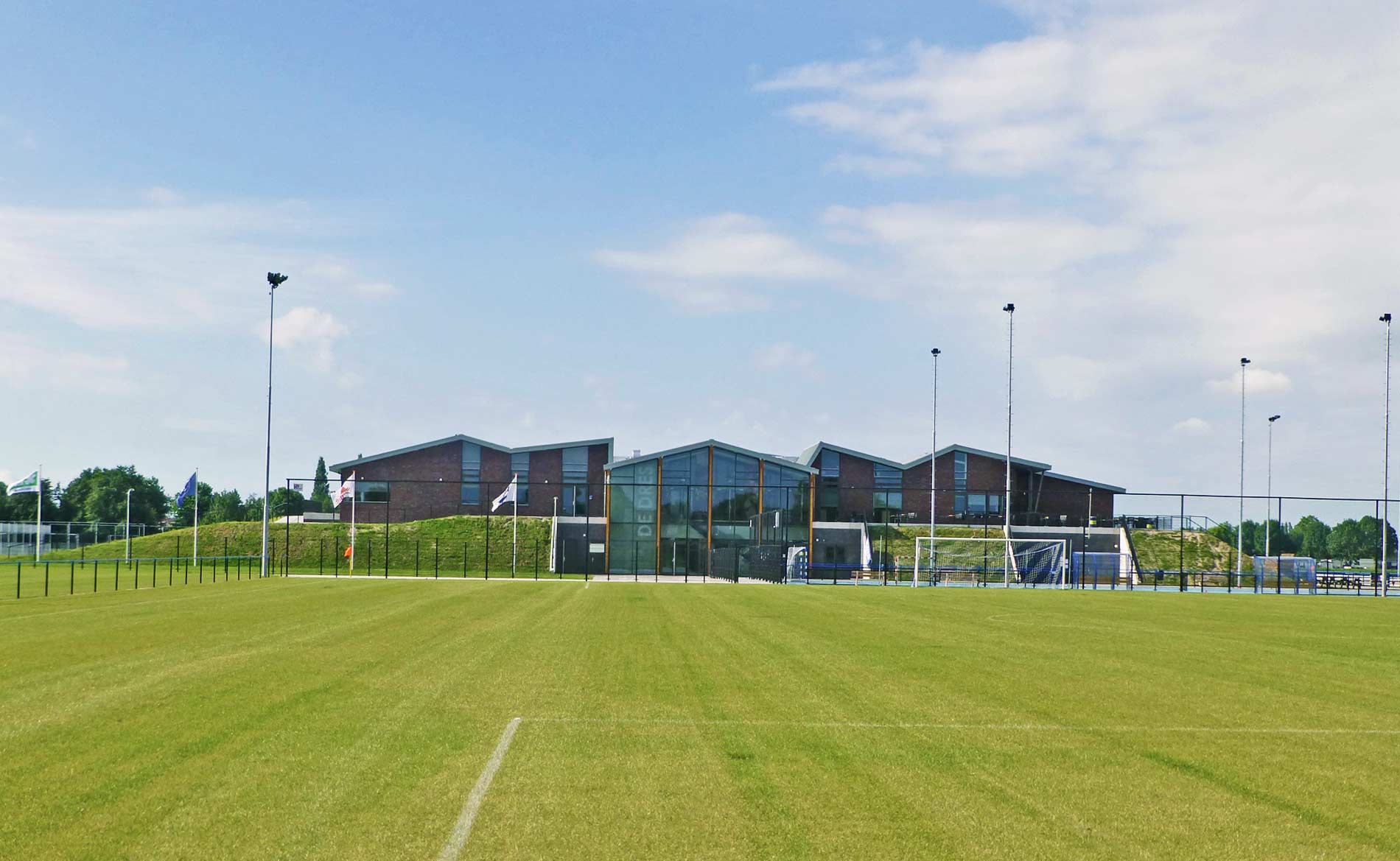 architect sport sporthal MFA multifunctionele accommodatie De Dres Nibbixwoud BBHD architecten