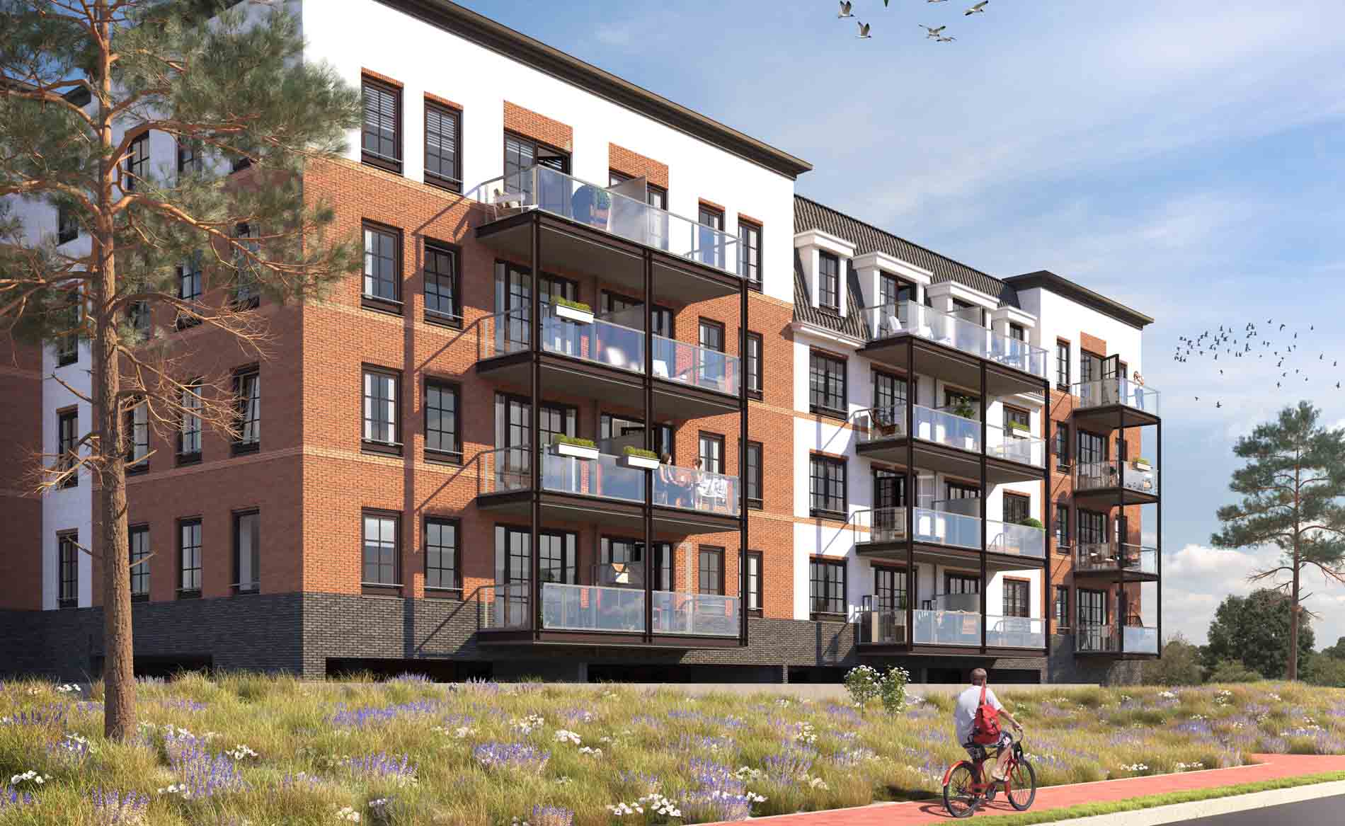 architect woningbouw appartementen architect kust architectuur Duingeest Monster BBHD architecten