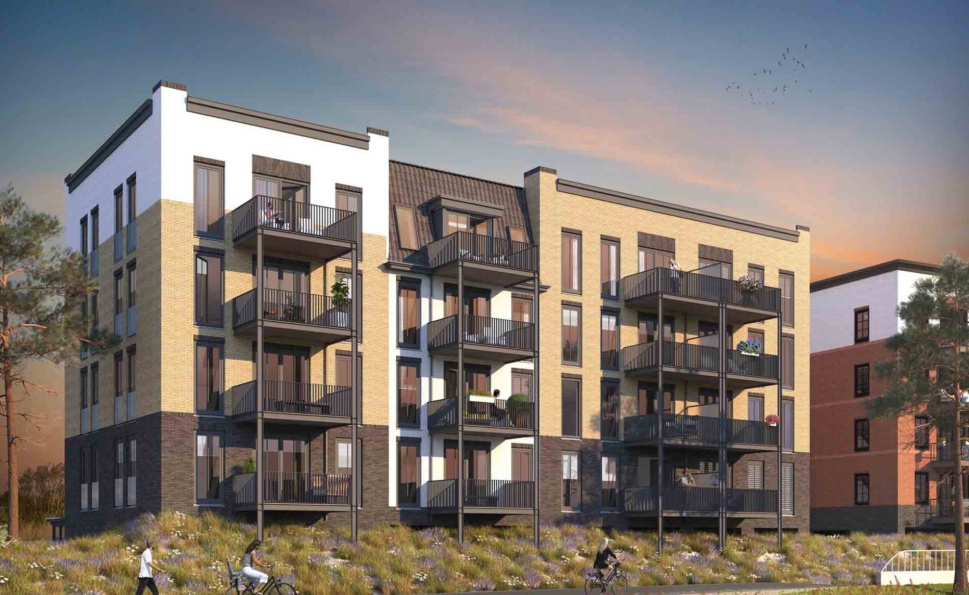architect woningbouw appartementen architect kust architectuur Duingeest Monster BBHD architecten