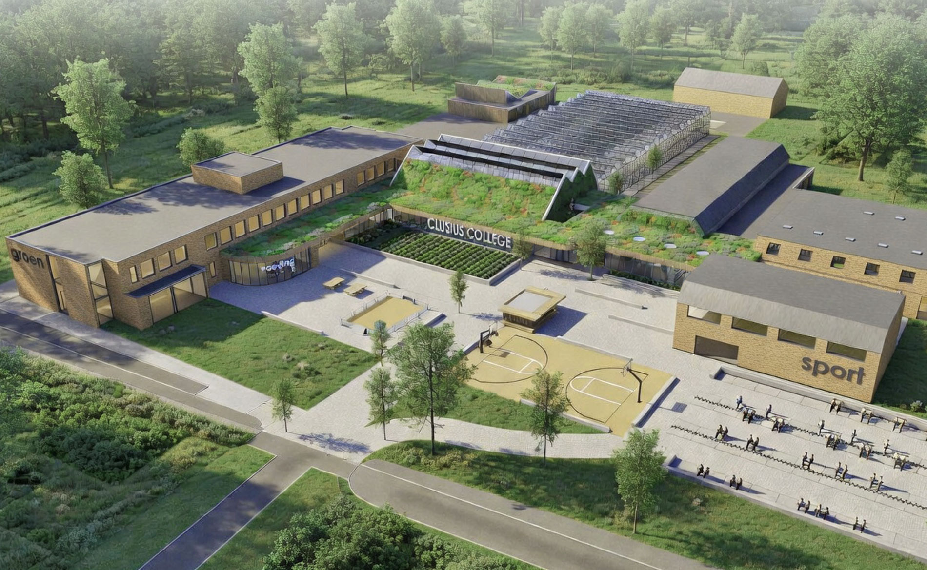 architect school onderwijs clusius college Hoorn BBHD architecten