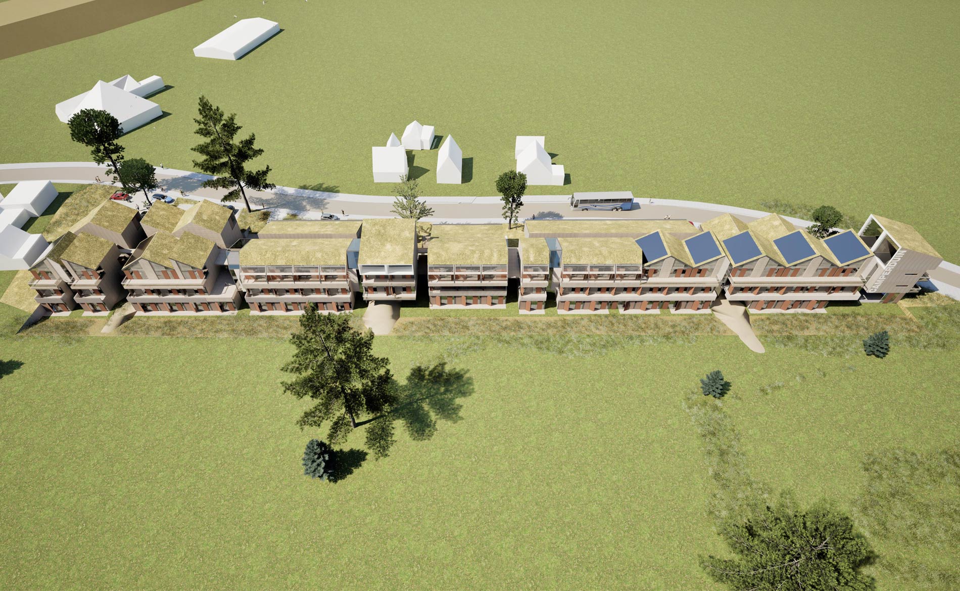 architect hotel recreatie utiliteit appartementen camperduin duinlandschap architectuur BBHD architecten