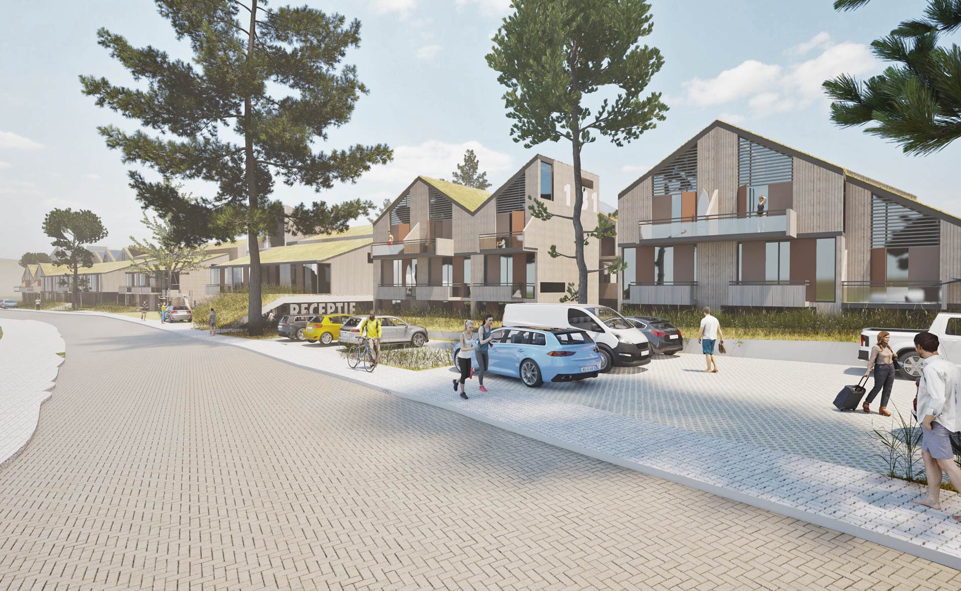 architect hotel recreatie utiliteit appartementen camperduin duinlandschap architectuur BBHD architecten