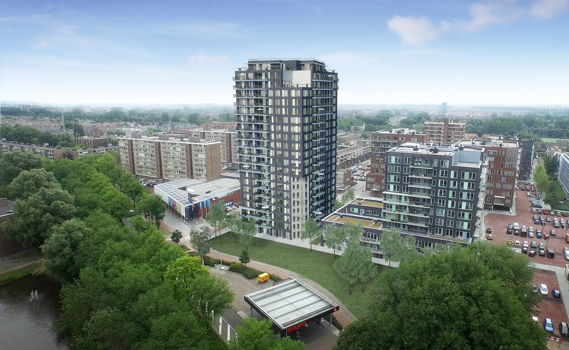 architect appartementen woontorens herstructurering Wijkerbaan Beverwijk BBHD architecten Alkmaar