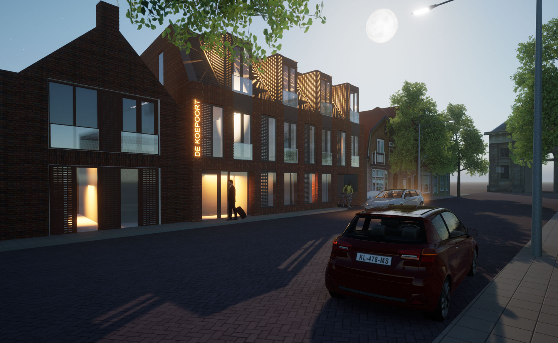 architectuur Hotel De Koepoort Enkhuizen Hotel uitiliteit woningbouw woningen BBHD architecten