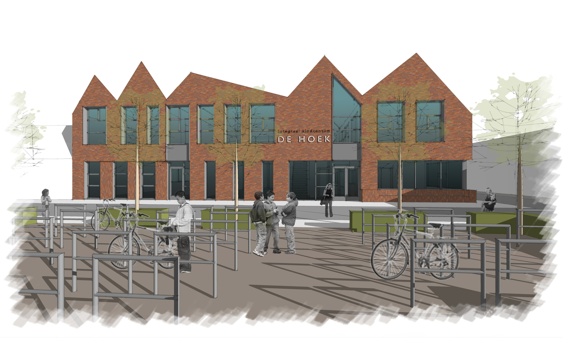 school IKC Binnenstad Enkhuizen De Tweemaster basisschool onderwijs architect