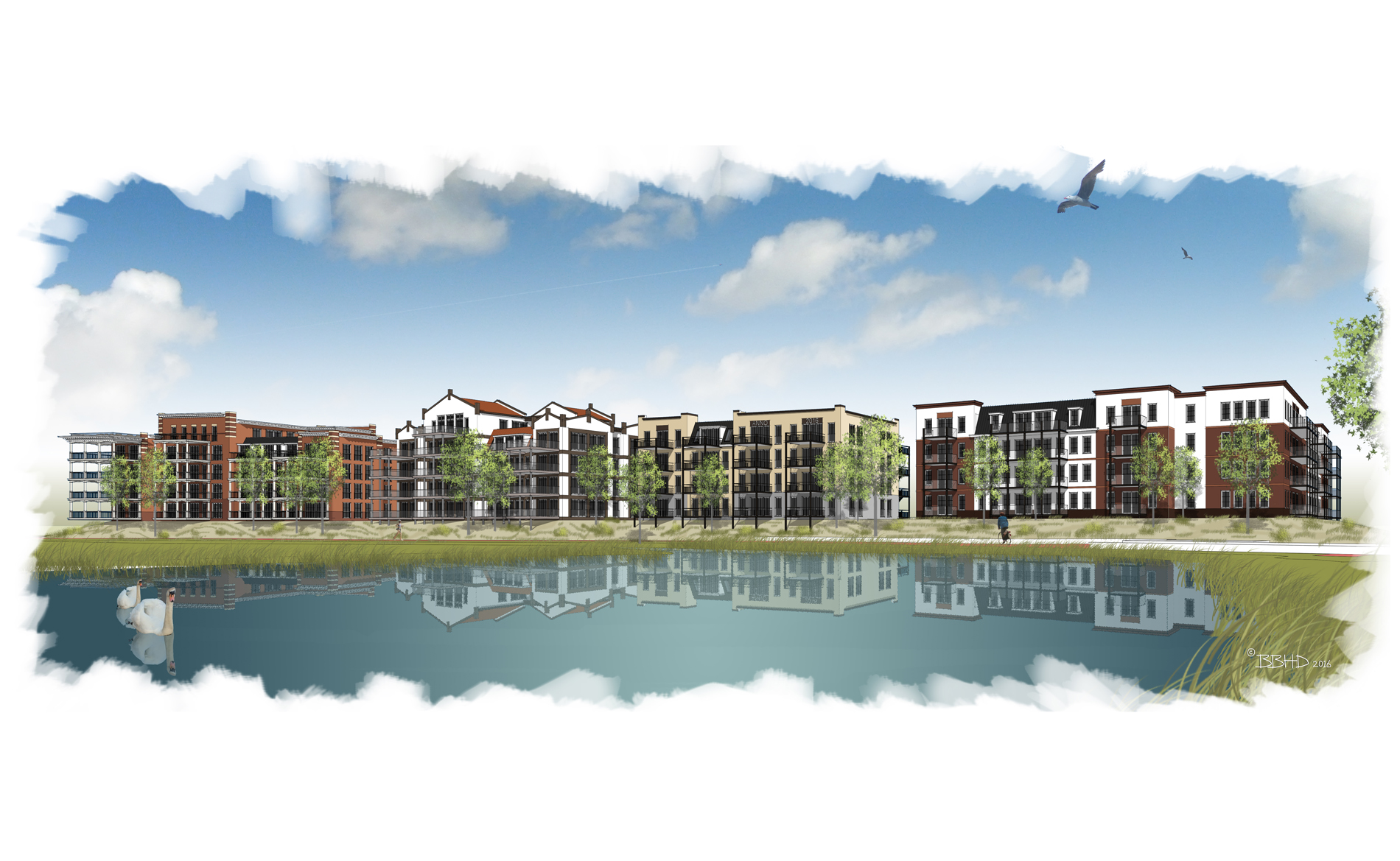 appartementen Duingeest Monster architect Ton van 't Hoff BBHD architecten chaletstijl kust architectuur