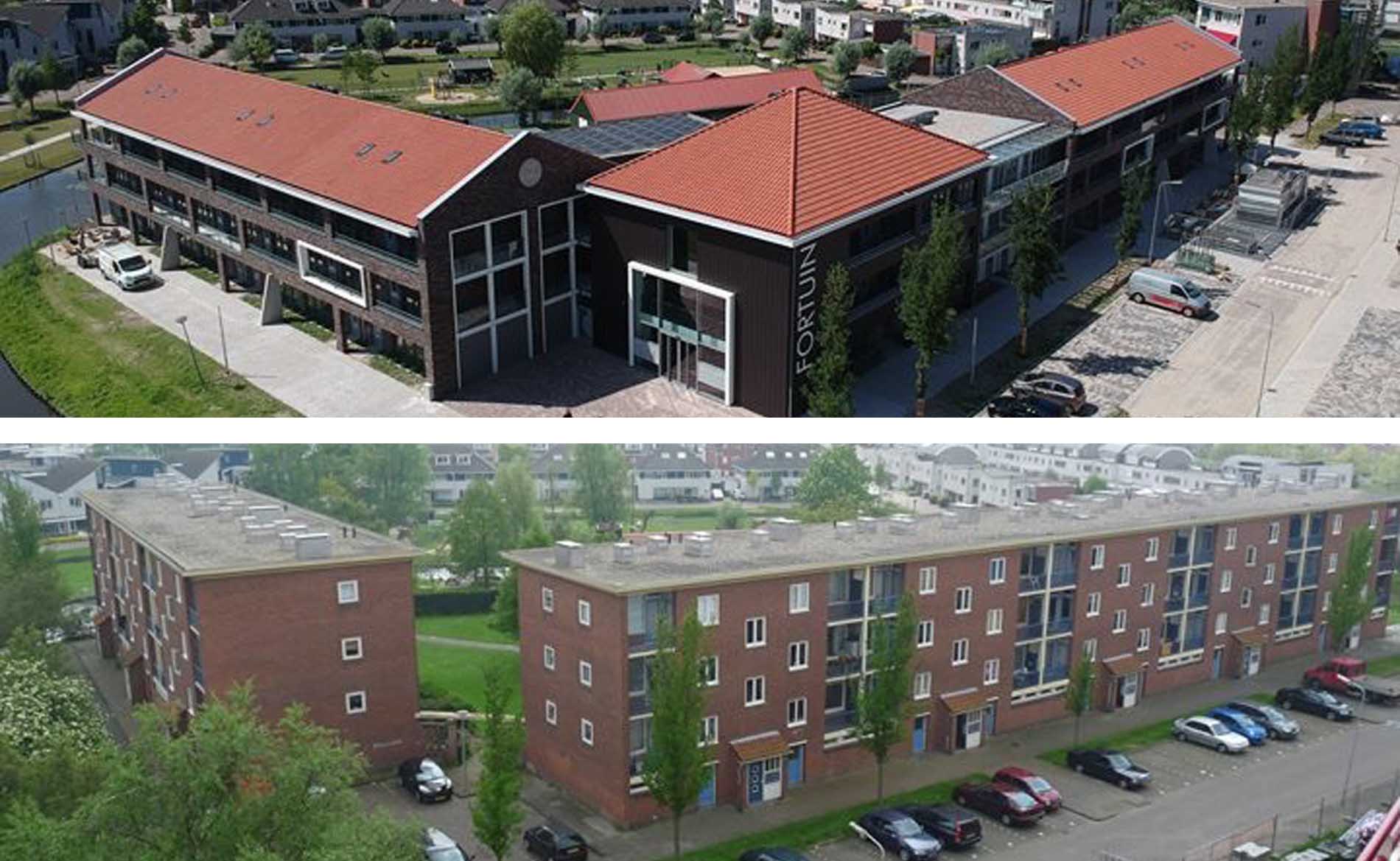 architect appartementen sociale woningbouw herstructurering Spatter- Fortuinstraat Wormer BBHD architecten