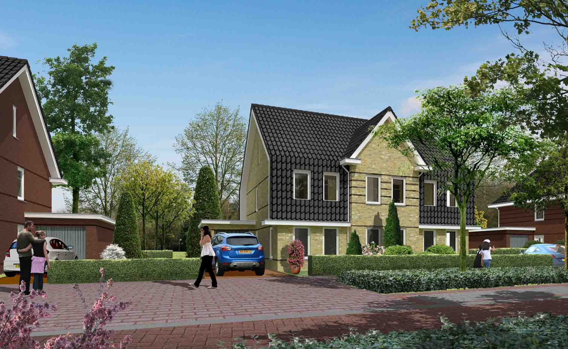 architect dorps wonen dorps bouwen woningbouw nieuwbouwwijk westerdel Langedijk BBHD architecten