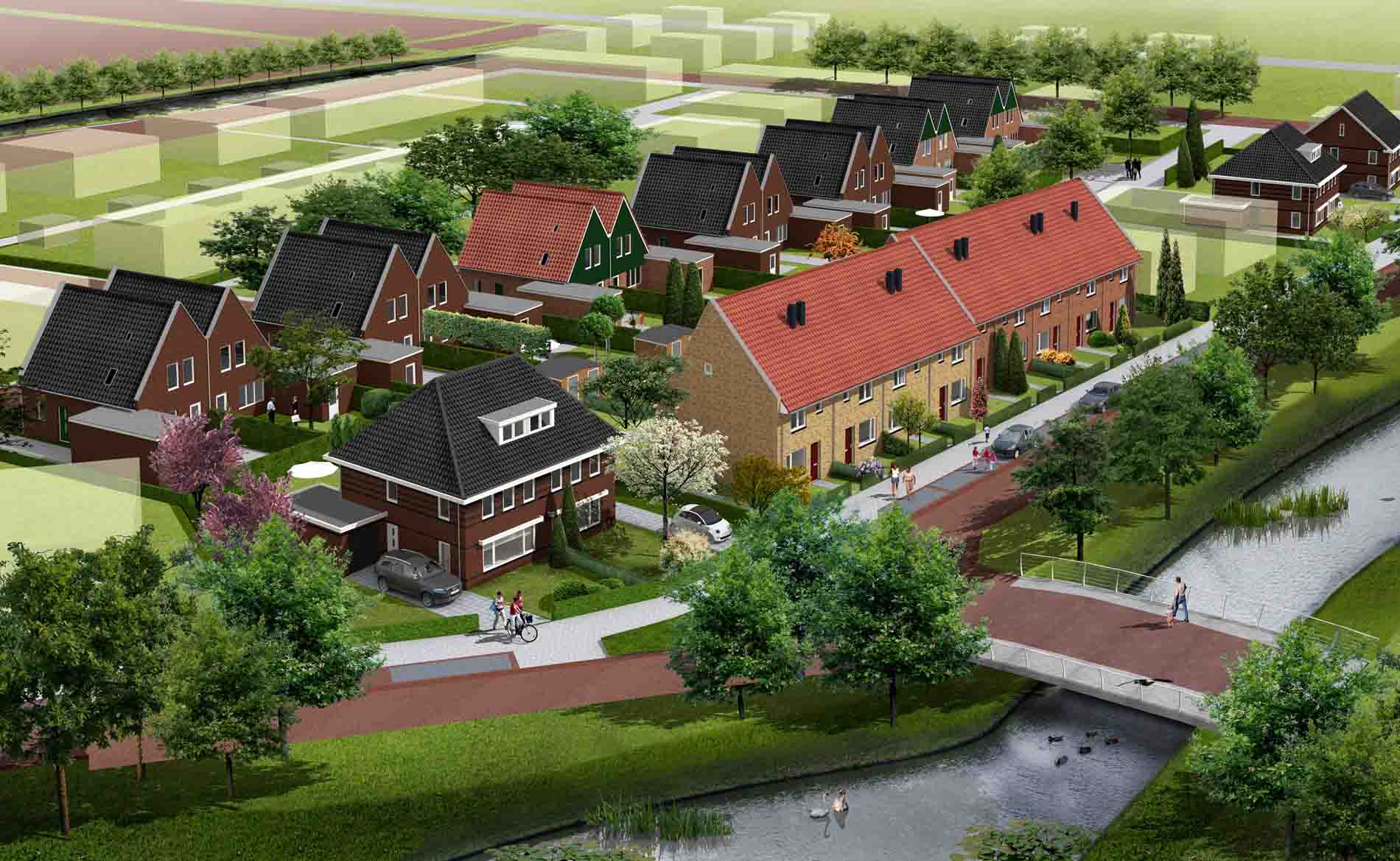 woningen dorps architectuur