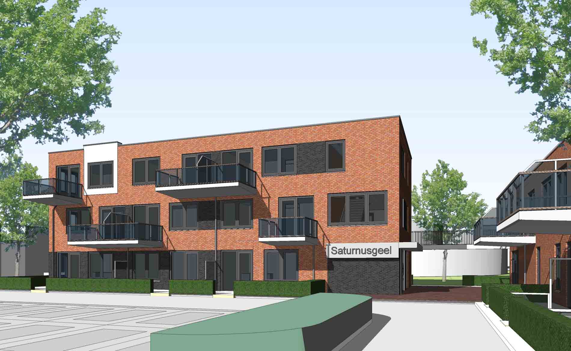 architect jongerenwoningen BENG appartementen sociale huurwoningen Saturnusgeel Zoetermeer BBHD architecten