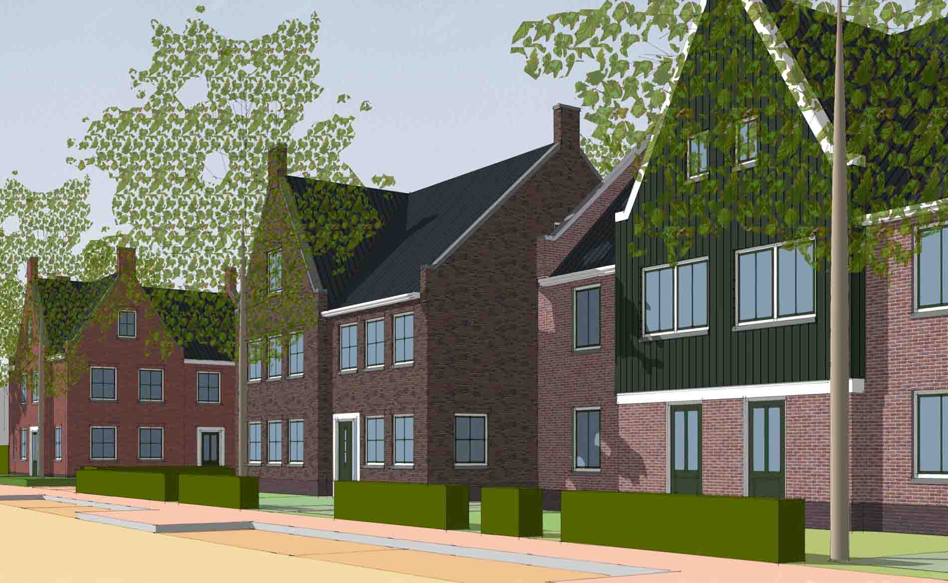 dorpswonen Twiske 3a Noordeinde Oostzaan BBHD architecten