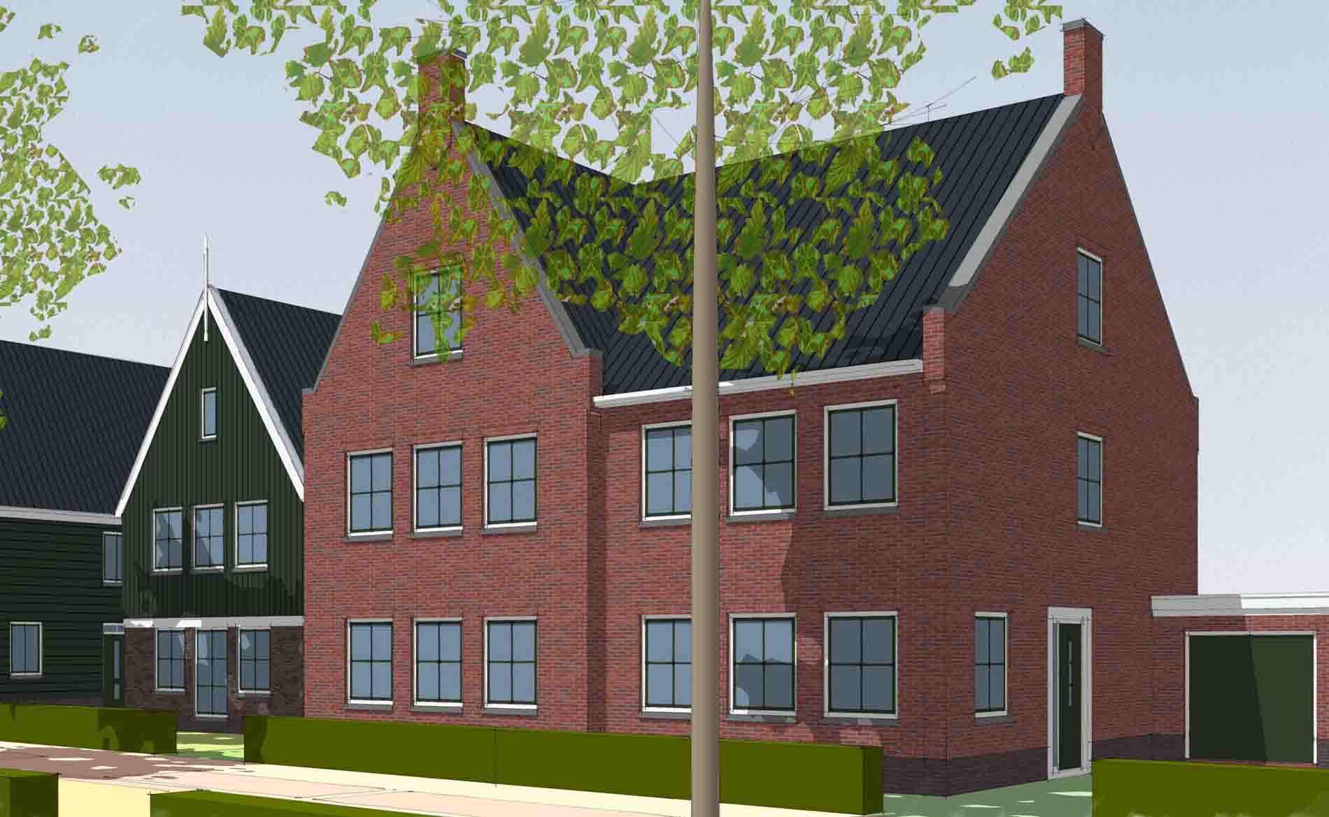 dorpswonen Twiske 3a Noordeinde Oostzaan BBHD architecten