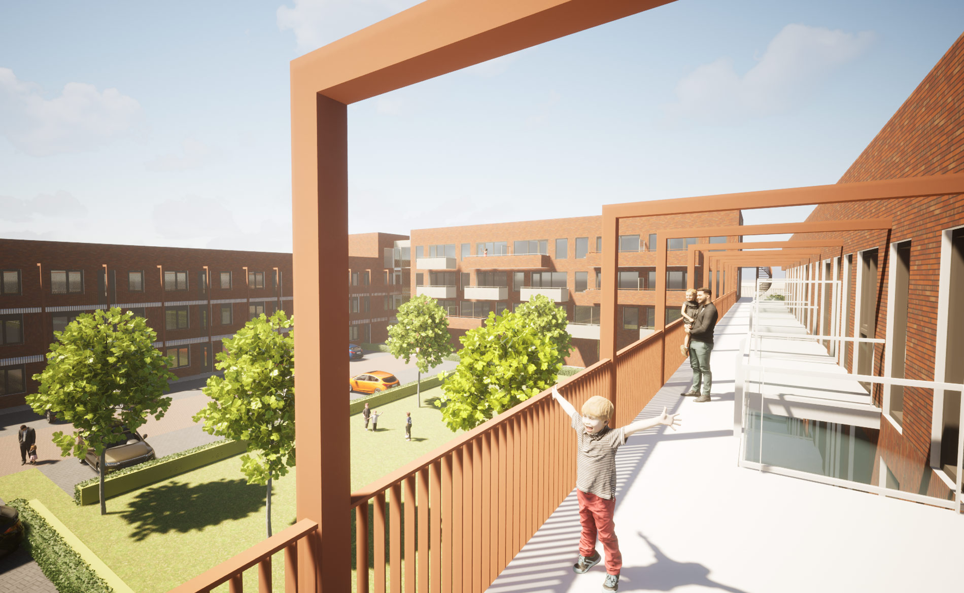 architect Appartementen sociale huurwoningen woningbouw Nieuwe Steen Hoorn Intermaris BBHD architecten