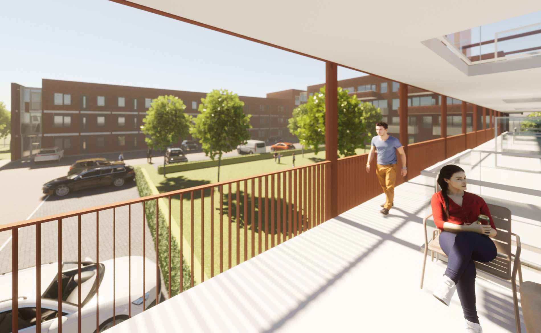 architect Appartementen sociale huurwoningen woningbouw Nieuwe Steen Hoorn Intermaris BBHD architecten