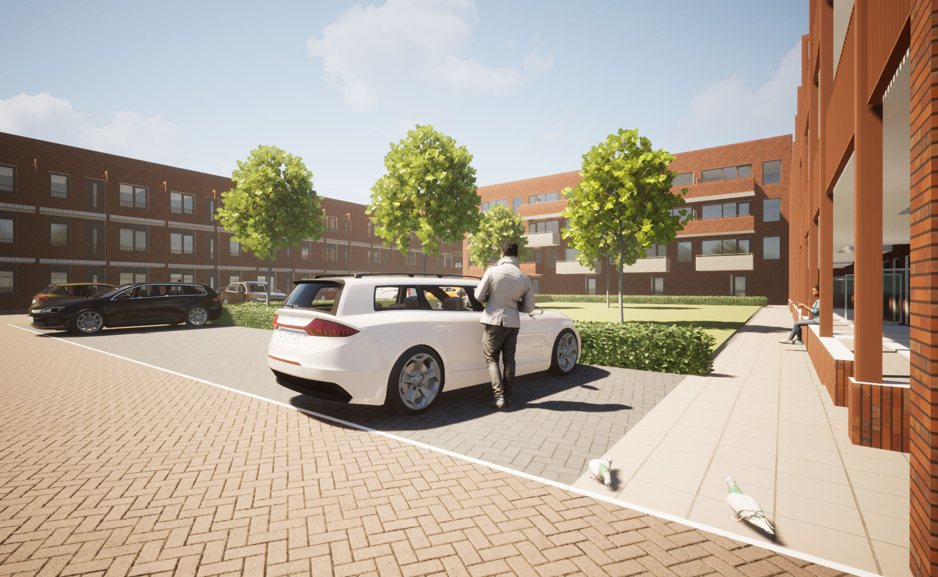 architect Appartementen sociale huurwoningen woningbouw Nieuwe Steen Hoorn Intermaris BBHD architecten