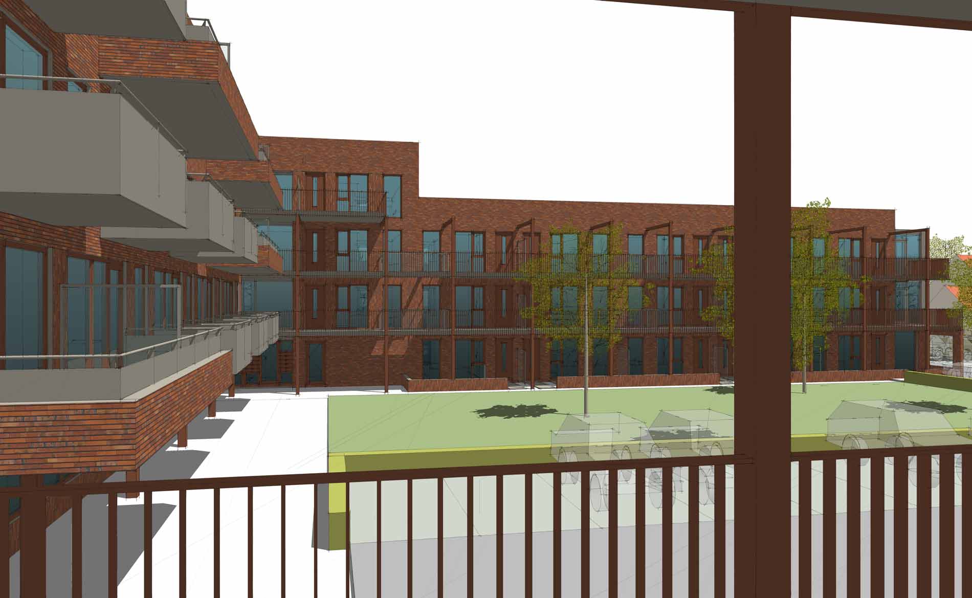 architect Appartementen sociale huurwoningen woningbouw Nieuwe Steen Hoorn Intermaris BBHD architecten