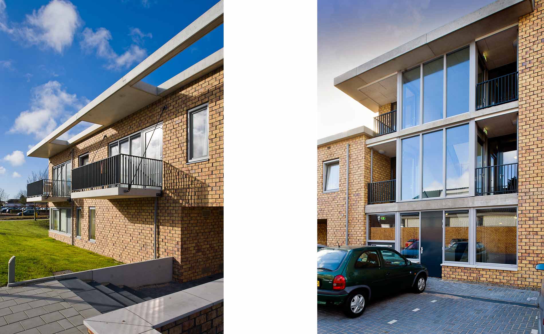 architect woningbouw Brugwoningen appartementen ouderenhuisvesting modern urban villa Heemskerk BBHD architecten WoonopMaat