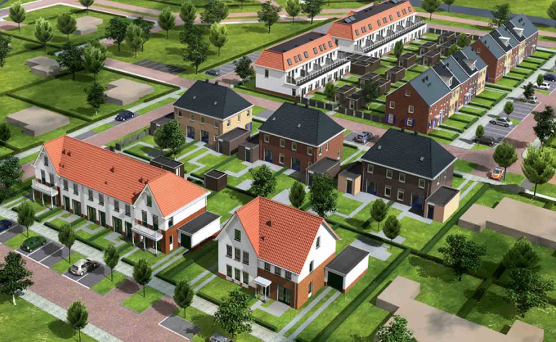 architect nieuwbouwwijk woningbouw woningen Buitenplaats De Goorn BBHD architecten