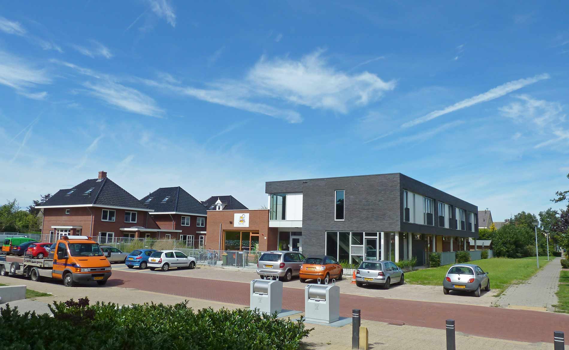 architect kinderopvang en appartementen kinderdagverblijf Eigen Wijs Limmen BBHD architecten