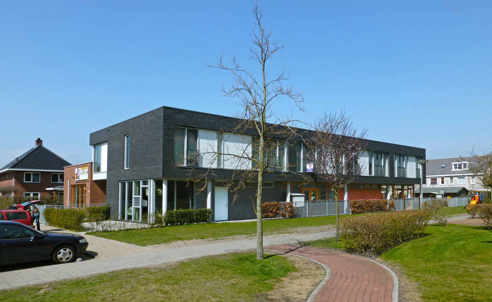 architect kinderopvang en appartementen kinderdagverblijf Eigen Wijs Limmen BBHD architecten