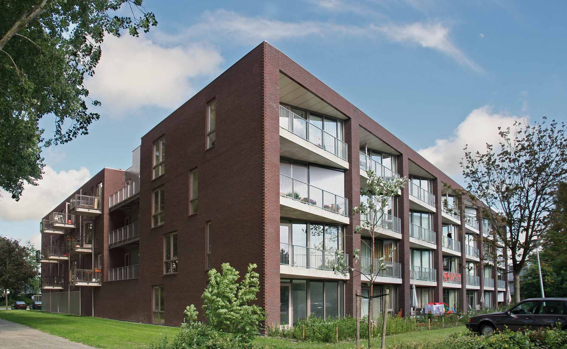 architect woningbouw architectuur Regioplein Schagen Zigzag appartementen 't Noord BBHD architecten