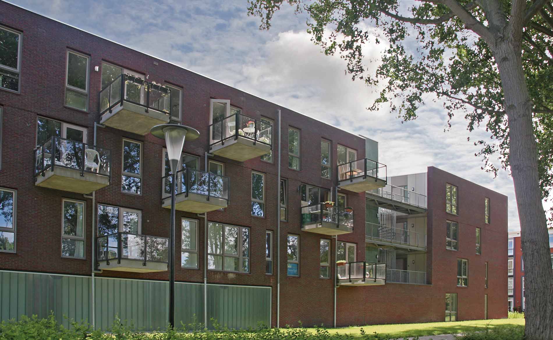 architectuur Regioplein Schagen Zigzag appartementen 't Noord BBHD architecten