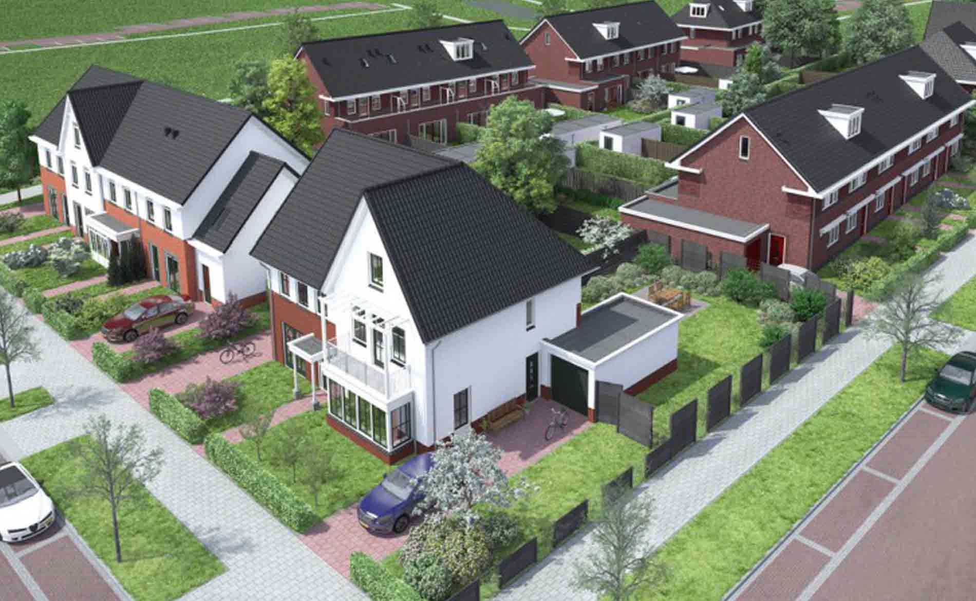 architect woningen woningbouw nieuwbouwwijk Reigersborg Hoogkarspel BBHD architecten