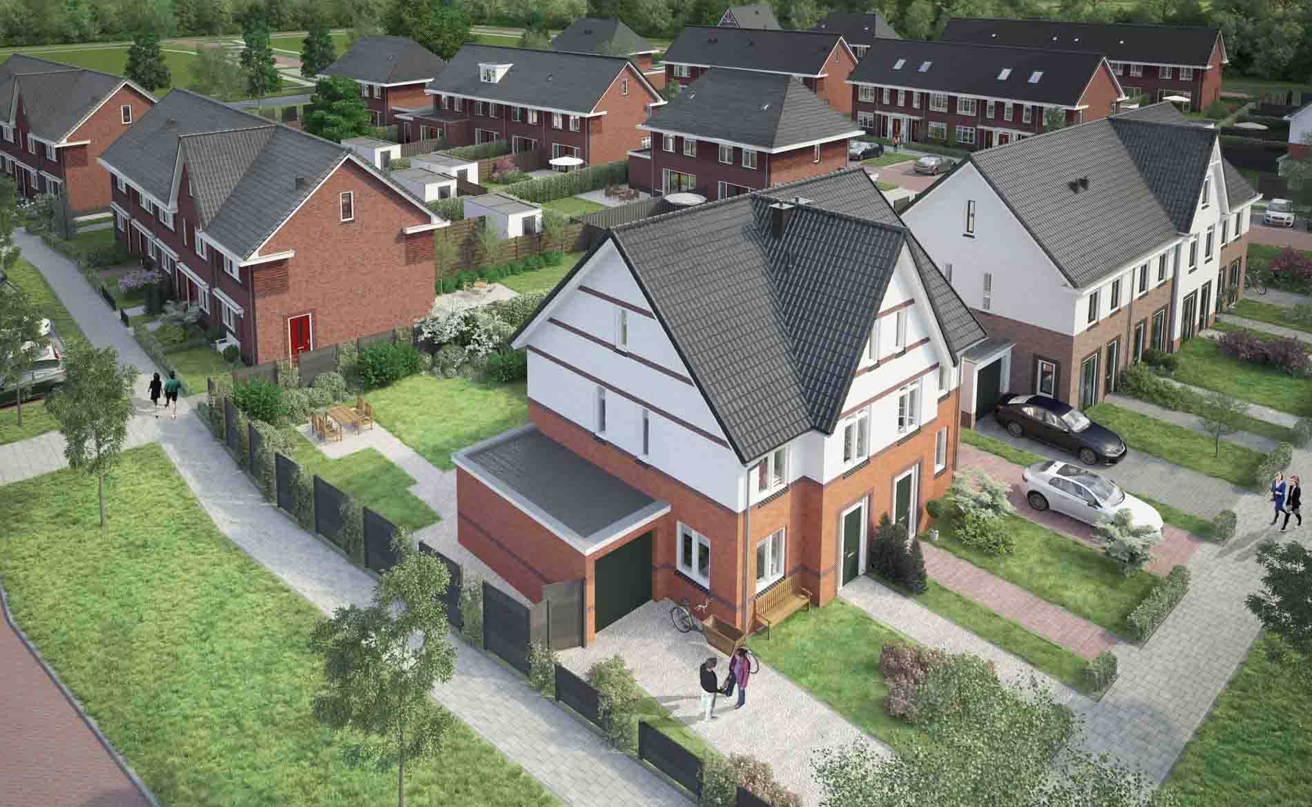 architect woningen woningbouw nieuwbouwwijk Reigersborg Hoogkarspel BBHD architecten