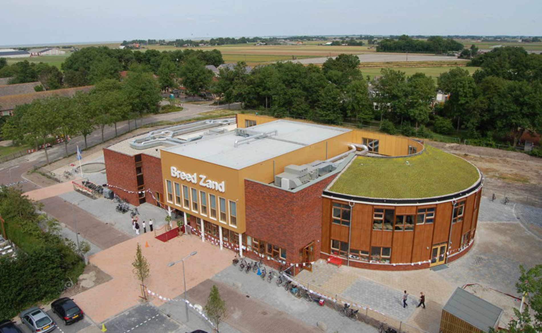 architect brede school kinderdagverblijf Breed Zand Breezand BBHD architecten