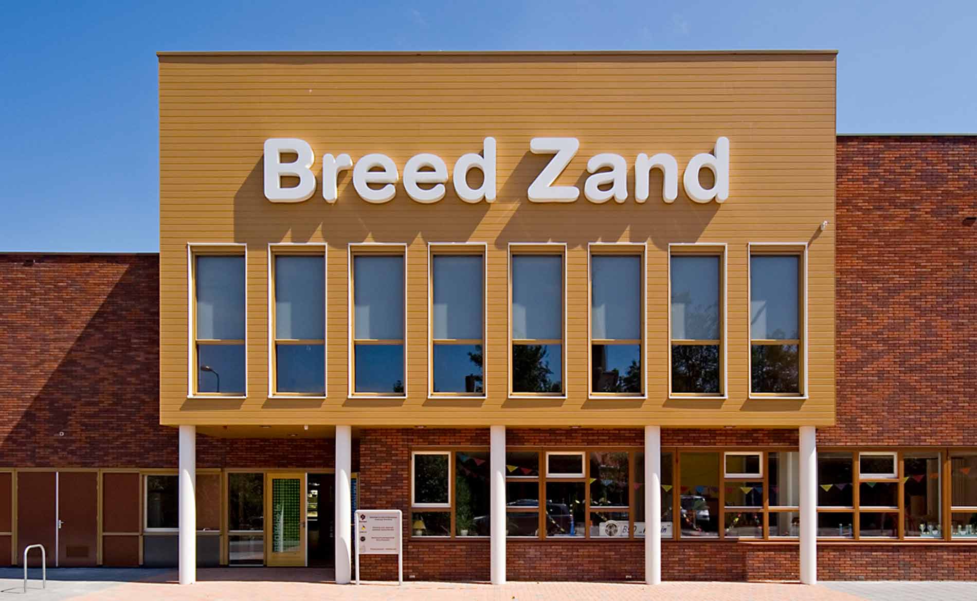 architect brede school kinderdagverblijf Breed Zand Breezand BBHD architecten