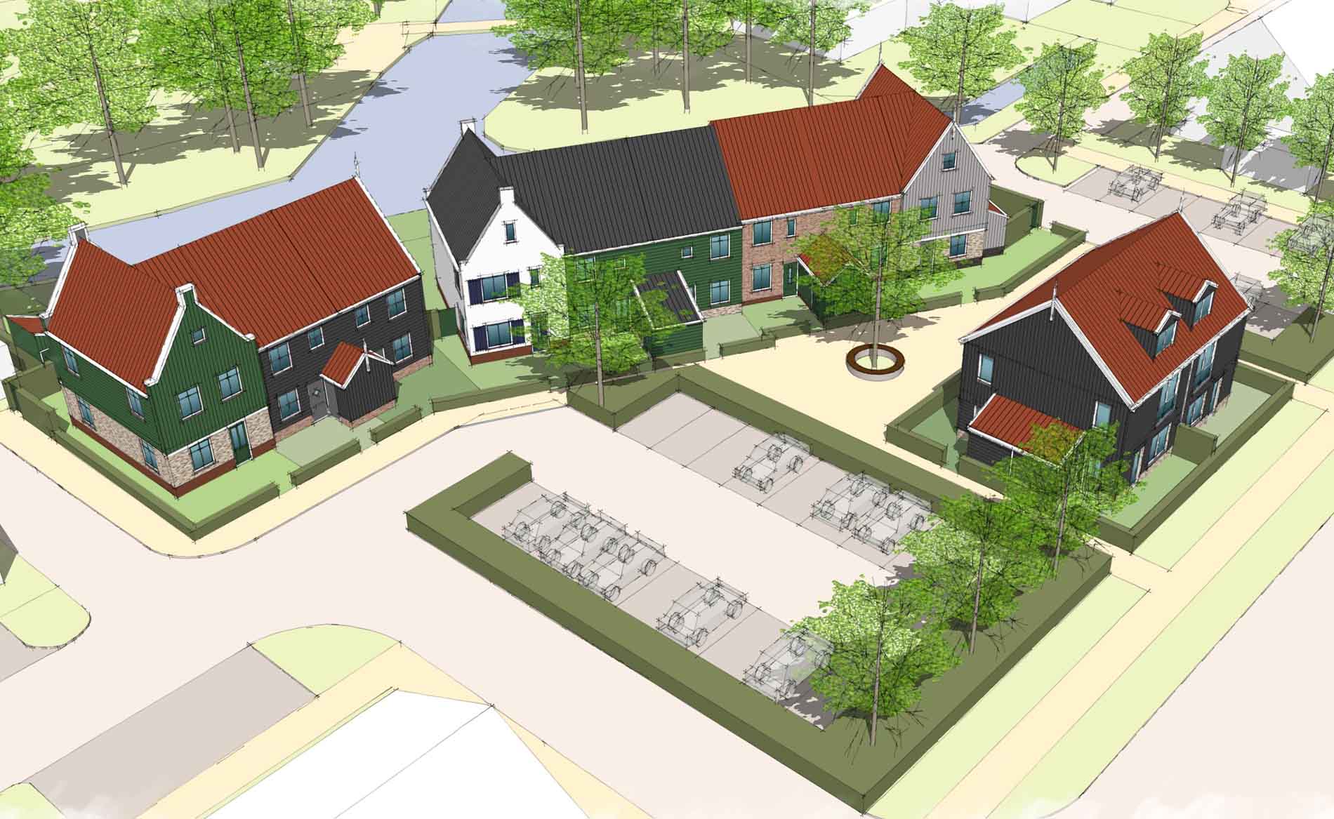 architect dorps wonen bouwen woningbouw Sloep De Rijp BBHD architecten