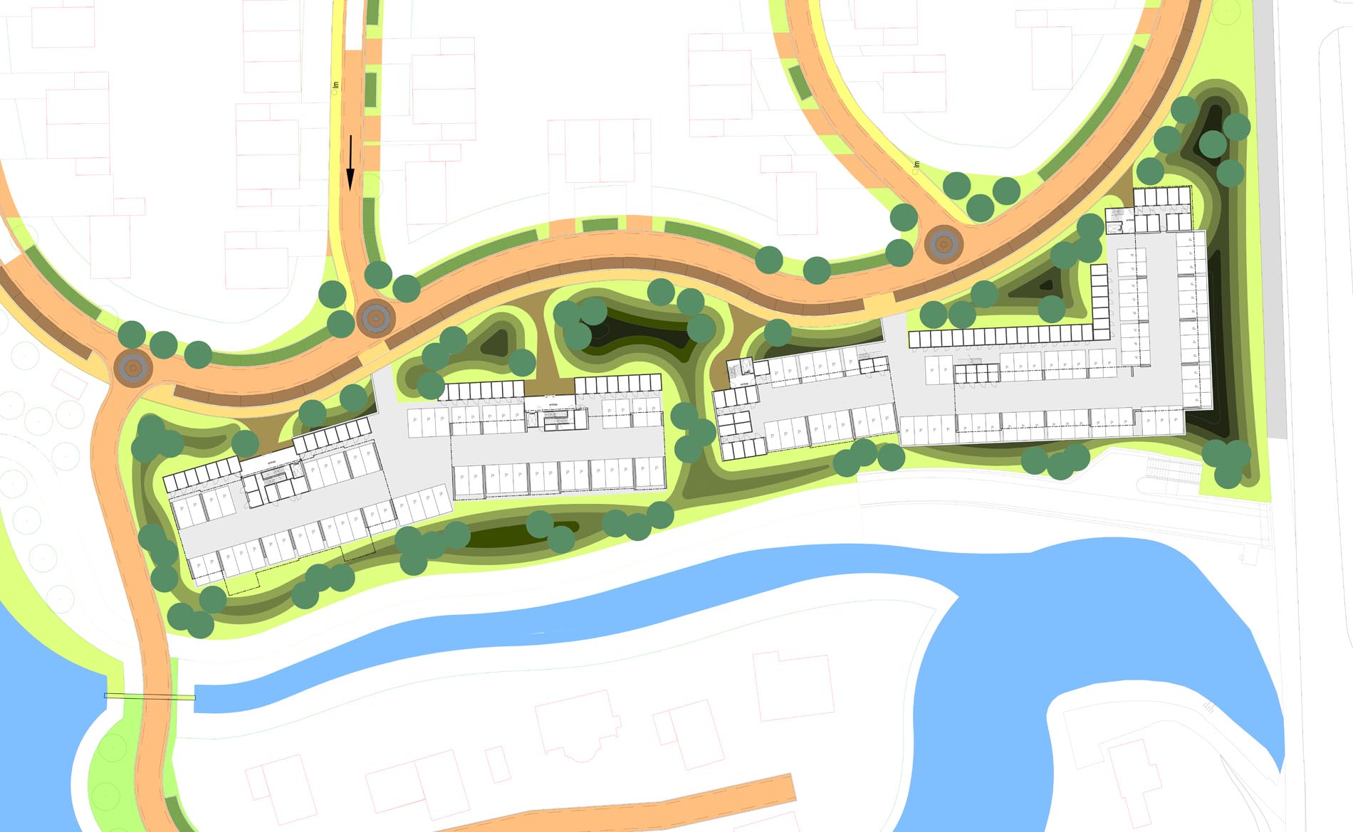 stedenbouwkundig plan ontwerp appartementengebouwen Duingeest Monster duinlandschap BBHD architecten