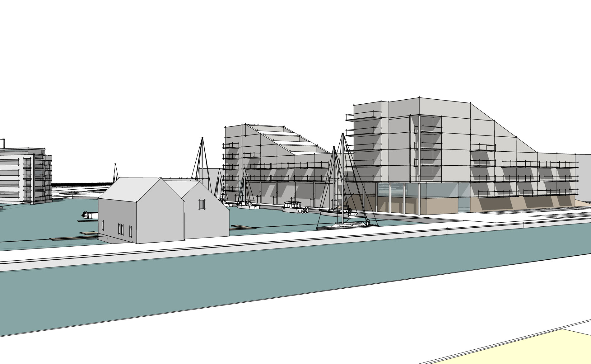 haalbaarheidsstudie stedenbouwkundig plan woningbouw Haven Almelo BBHD architecten