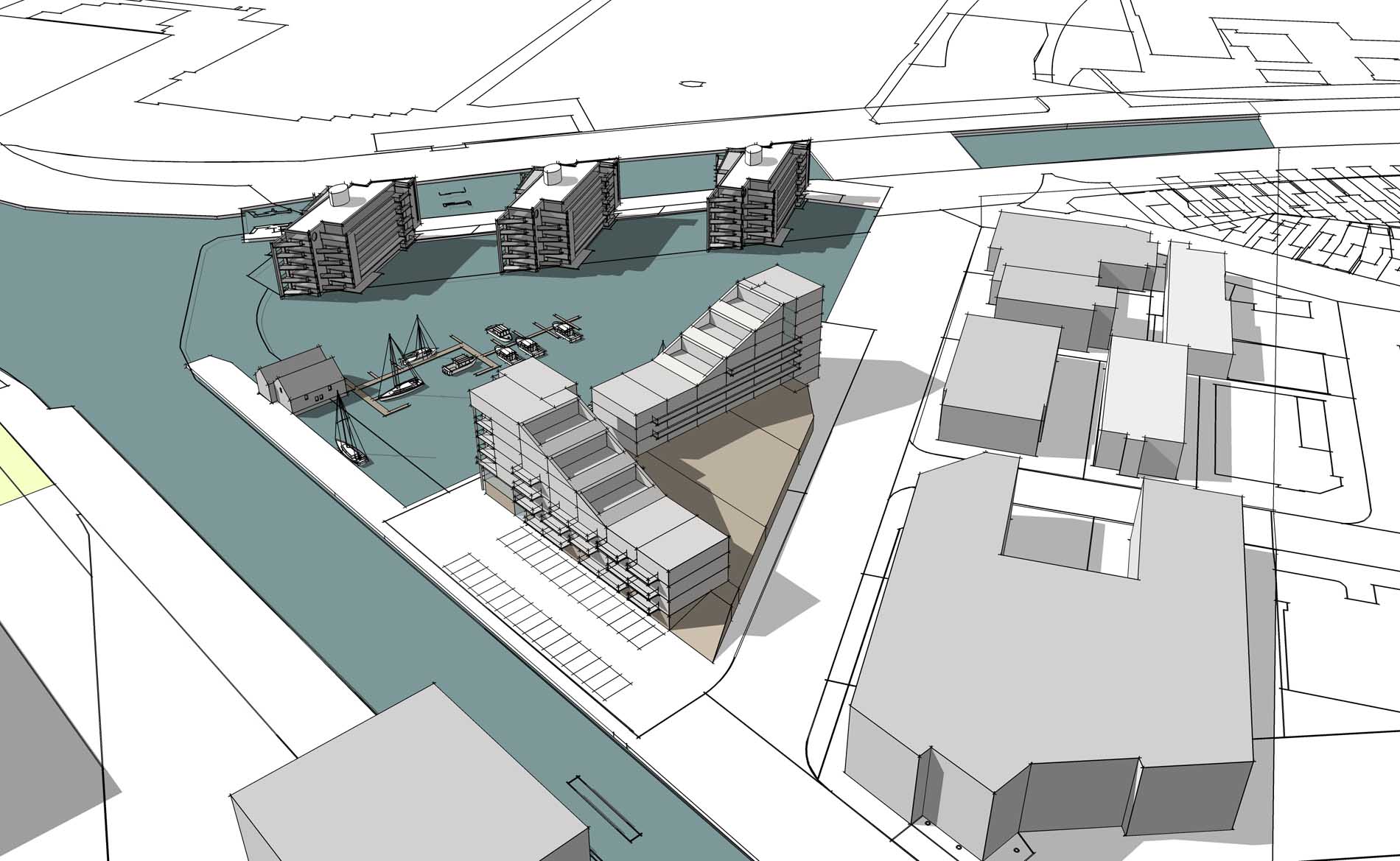 haalbaarheidsstudie stedenbouwkundig plan woningbouw Haven Almelo BBHD architecten