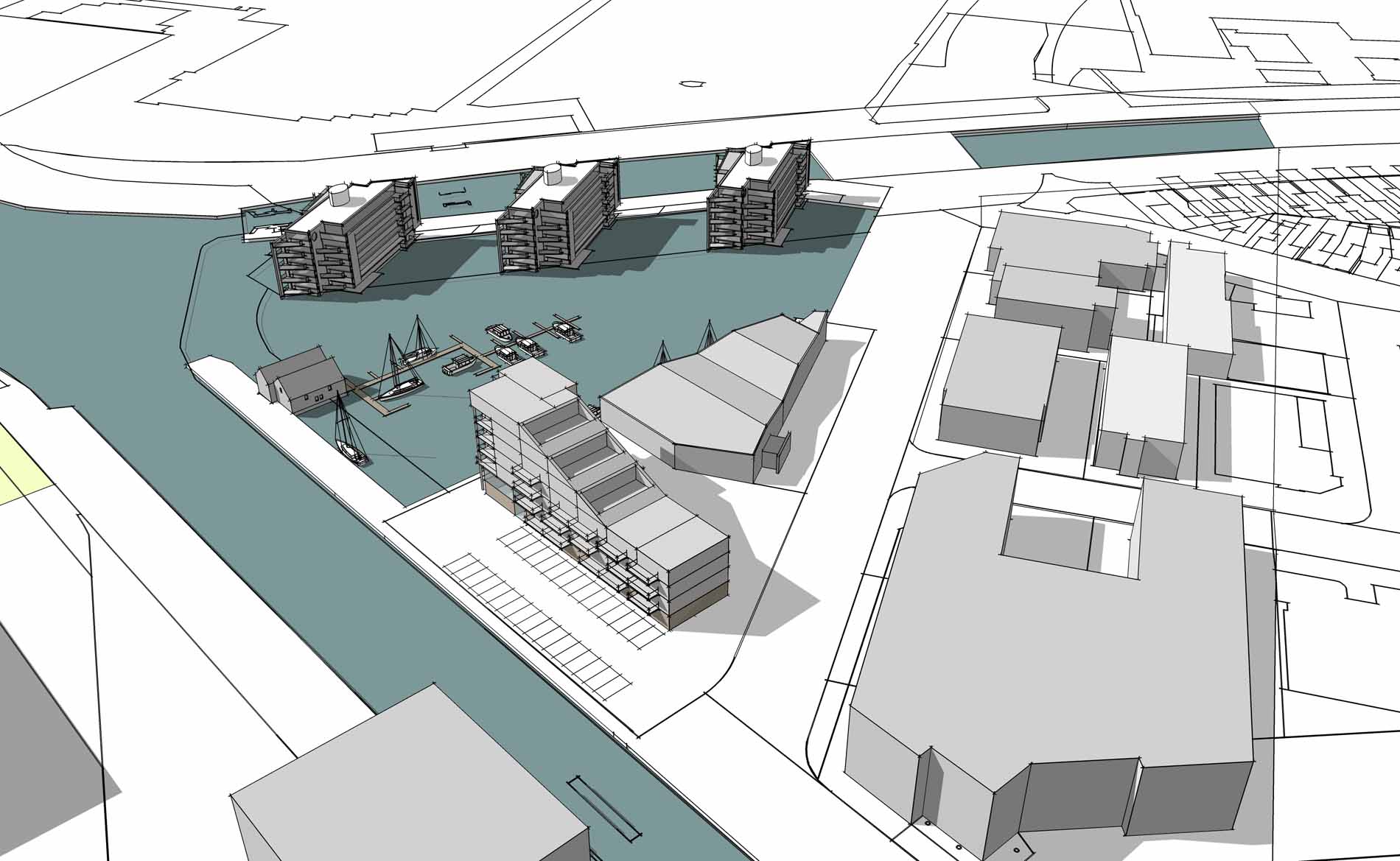 haalbaarheidsstudie stedenbouwkundig plan woningbouw Haven Almelo BBHD architecten