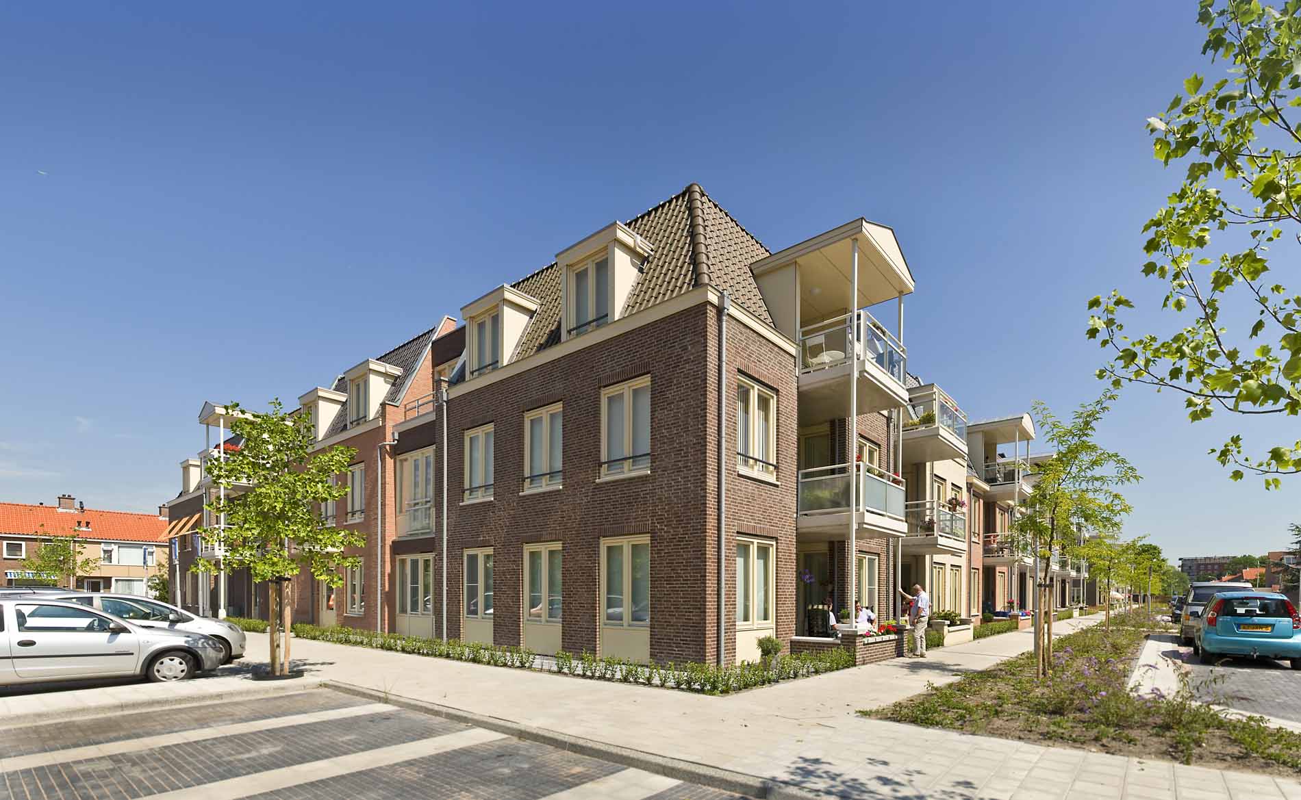 architect seniorenappartementen woningbouw Rozestaete Heemskerk BBHD architecten