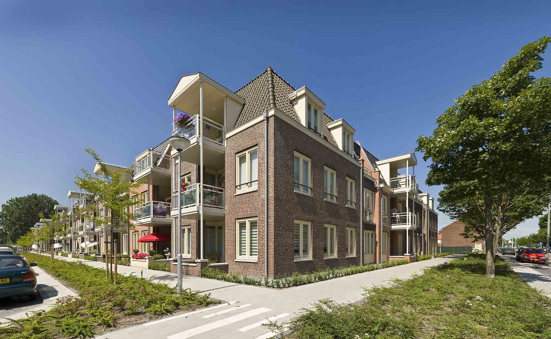 architect seniorenappartementen woningbouw Rozestaete Heemskerk BBHD architecten