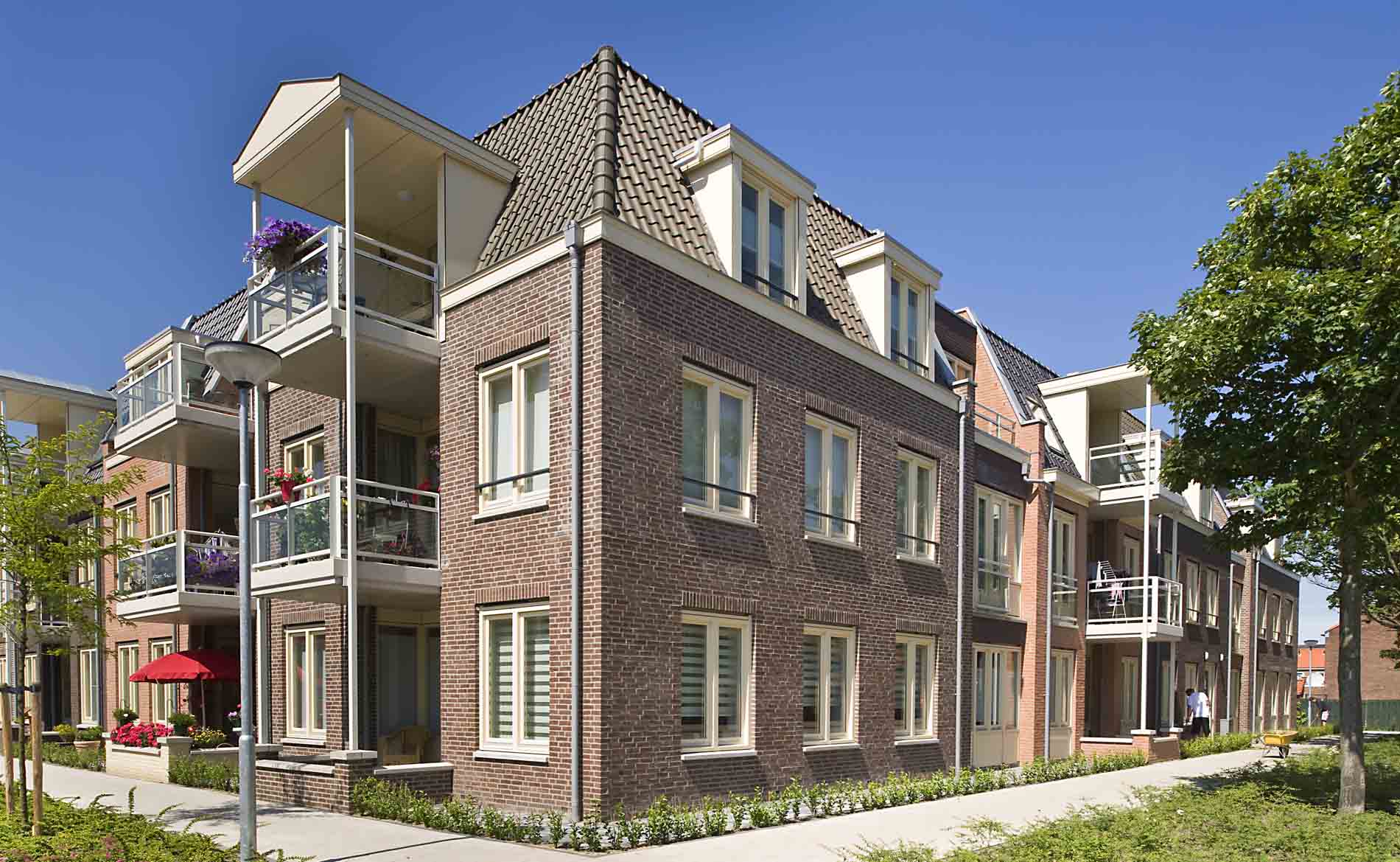 architect seniorenappartementen woningbouw Rozestaete Heemskerk BBHD architecten