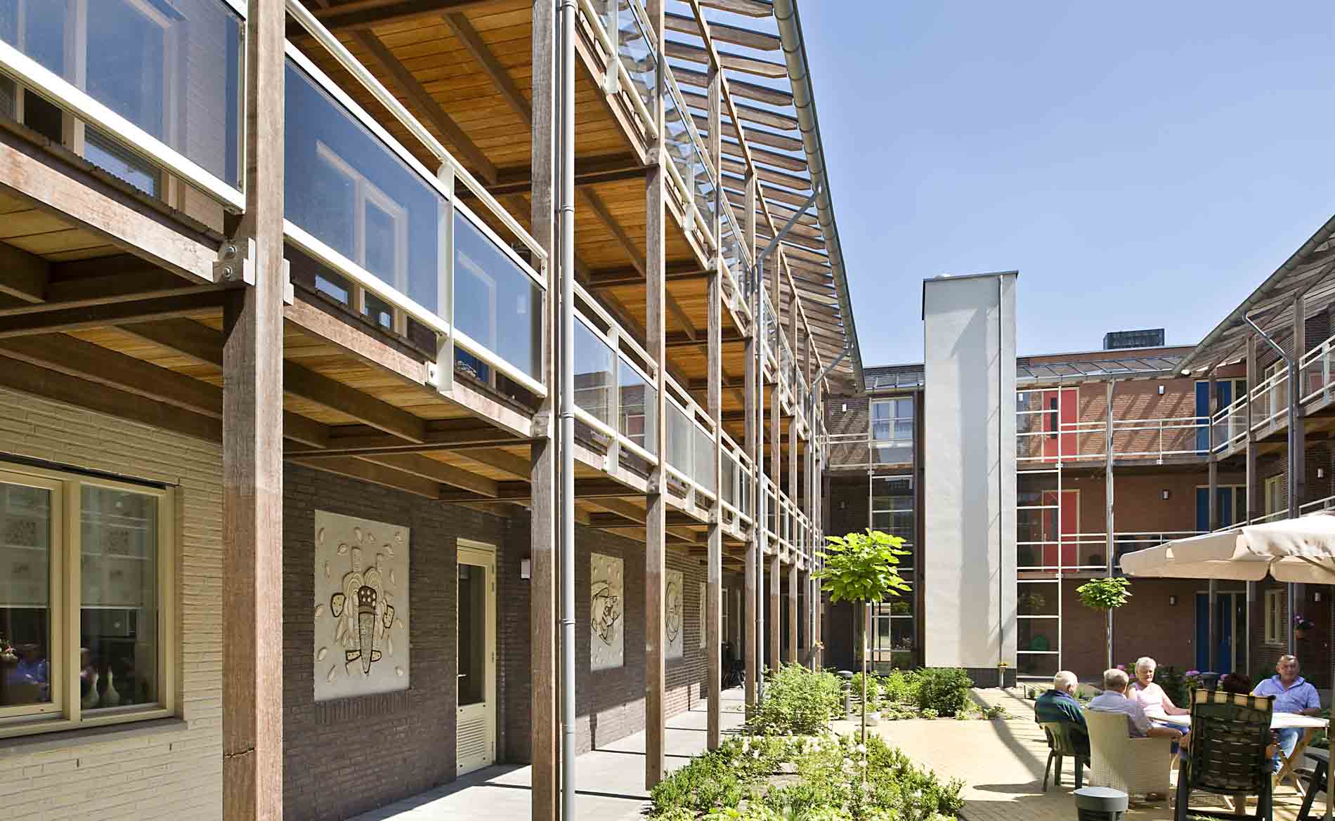 architect seniorenappartementen woningbouw Rozestaete Heemskerk BBHD architecten