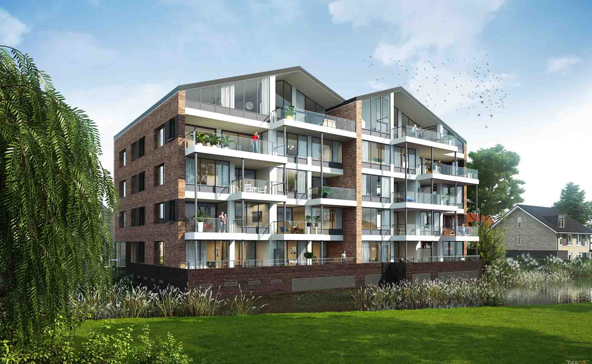 appartementen Simon van Haerlemstraat Heemskerk BBHD architecten dorps moderne architectuur woningen