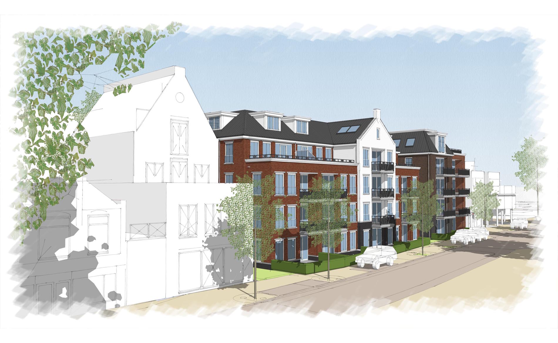 architect woningbouw appartementen participatie Schagen BBHD architecten