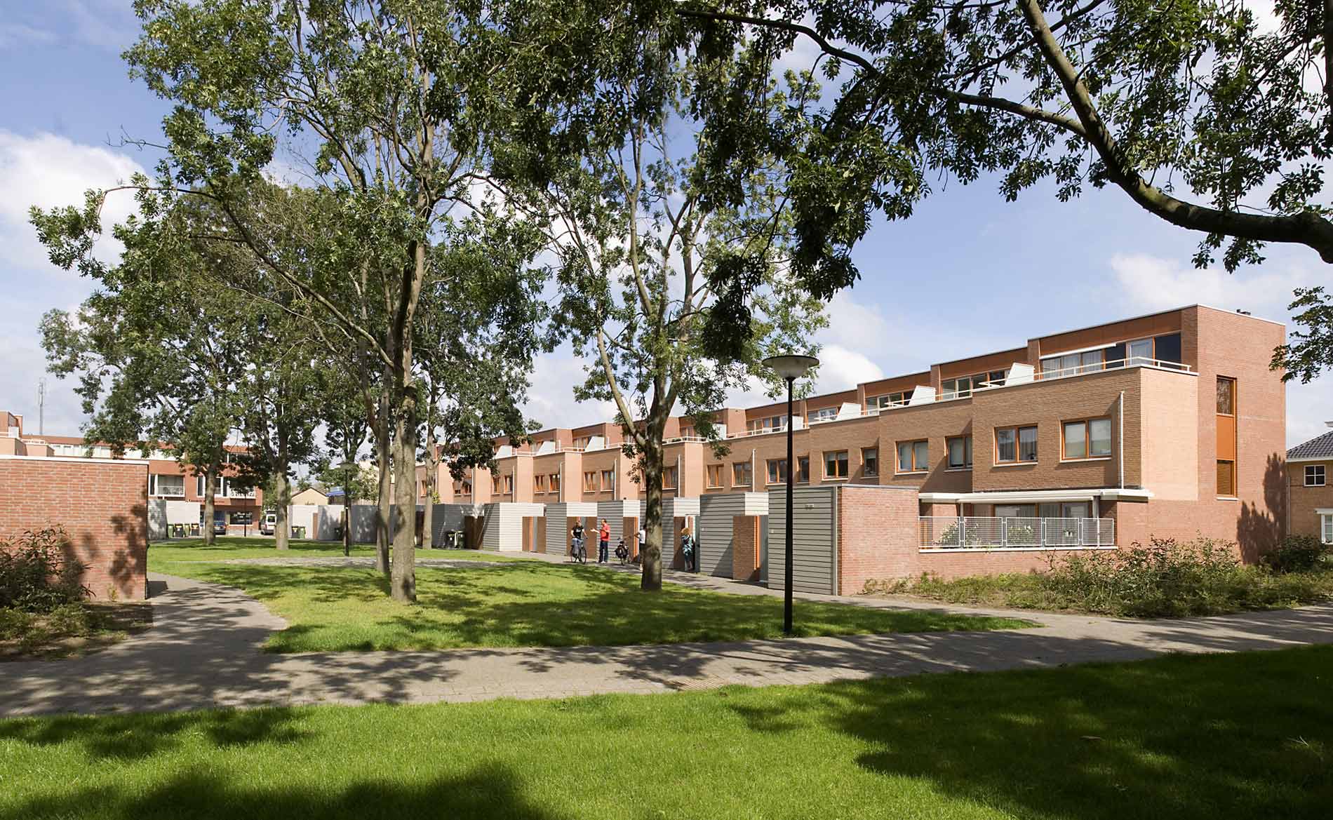 Meerestein Beverwijk Fase 4 Stadsvernieuwing grondgebonden woningen park BBHD architecten