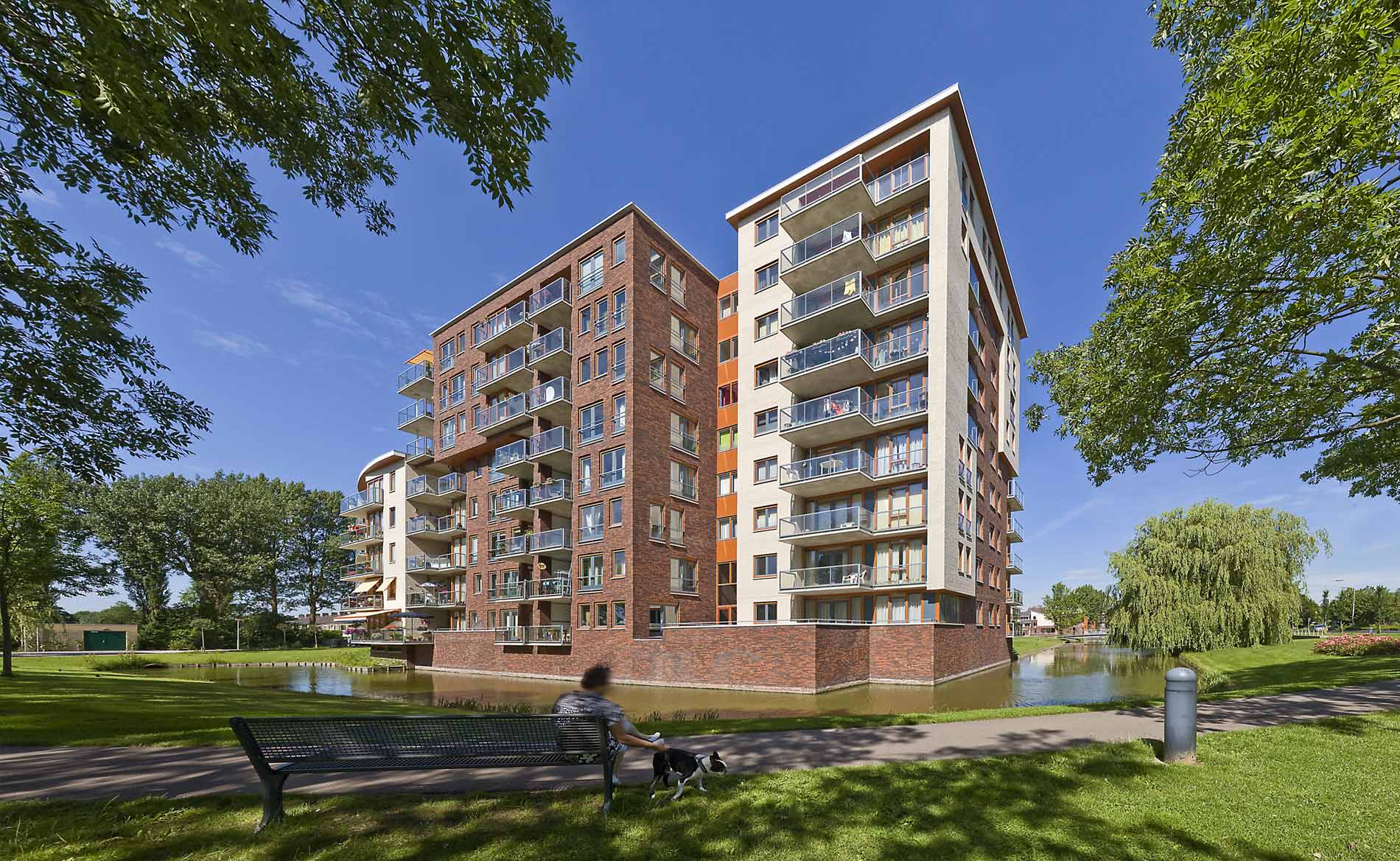 stadsvernieuwing herstructurering Heemskerk Waterrijck appartementen woningen park BBHD architecten