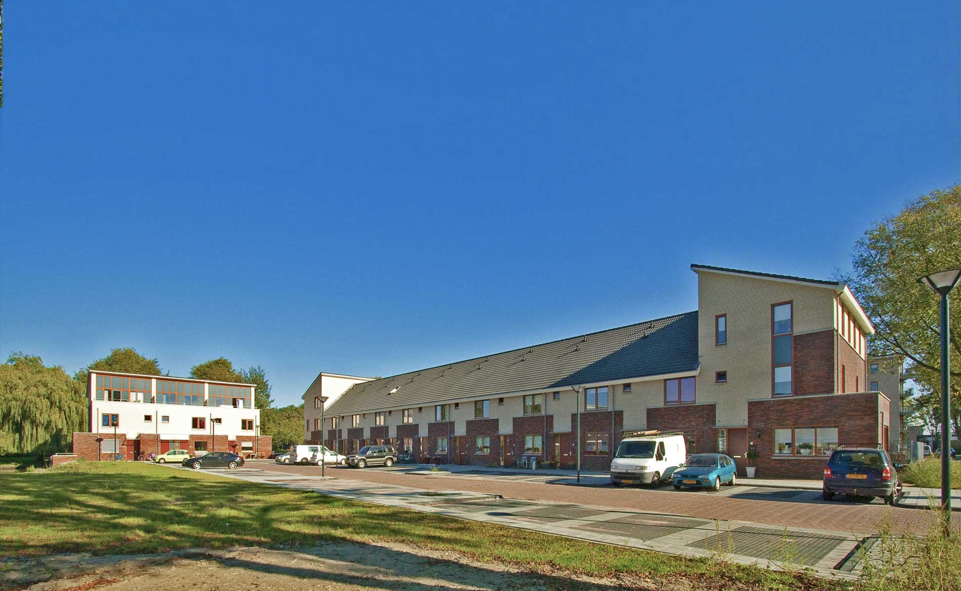 Stadsvernieuwing Heemskerk Waterrijck rijwoningen waterwoningen park BBHD architecten