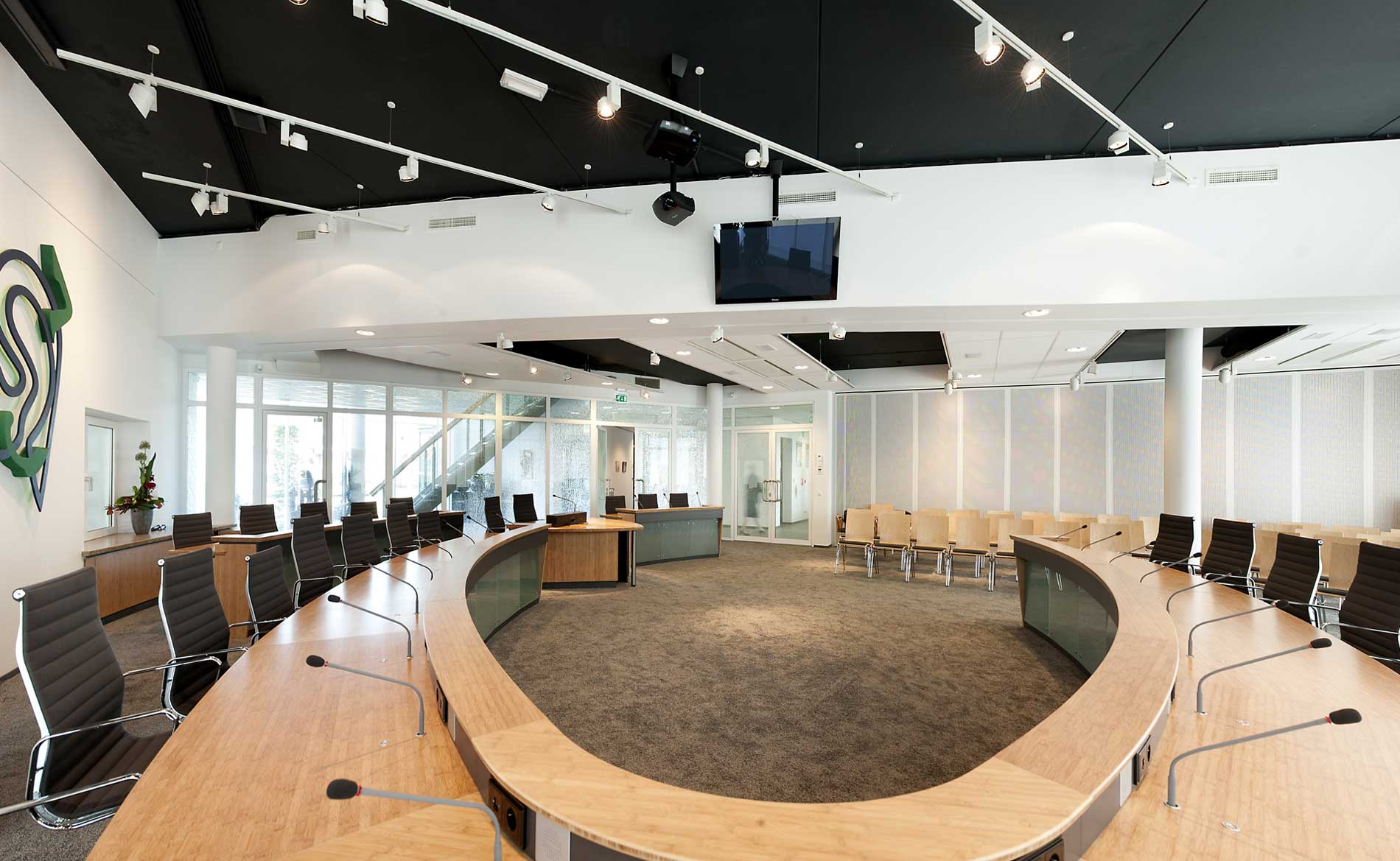 Utiliteit Gemeentehuis Koggenland De Goorn kantoren interieur BBHD