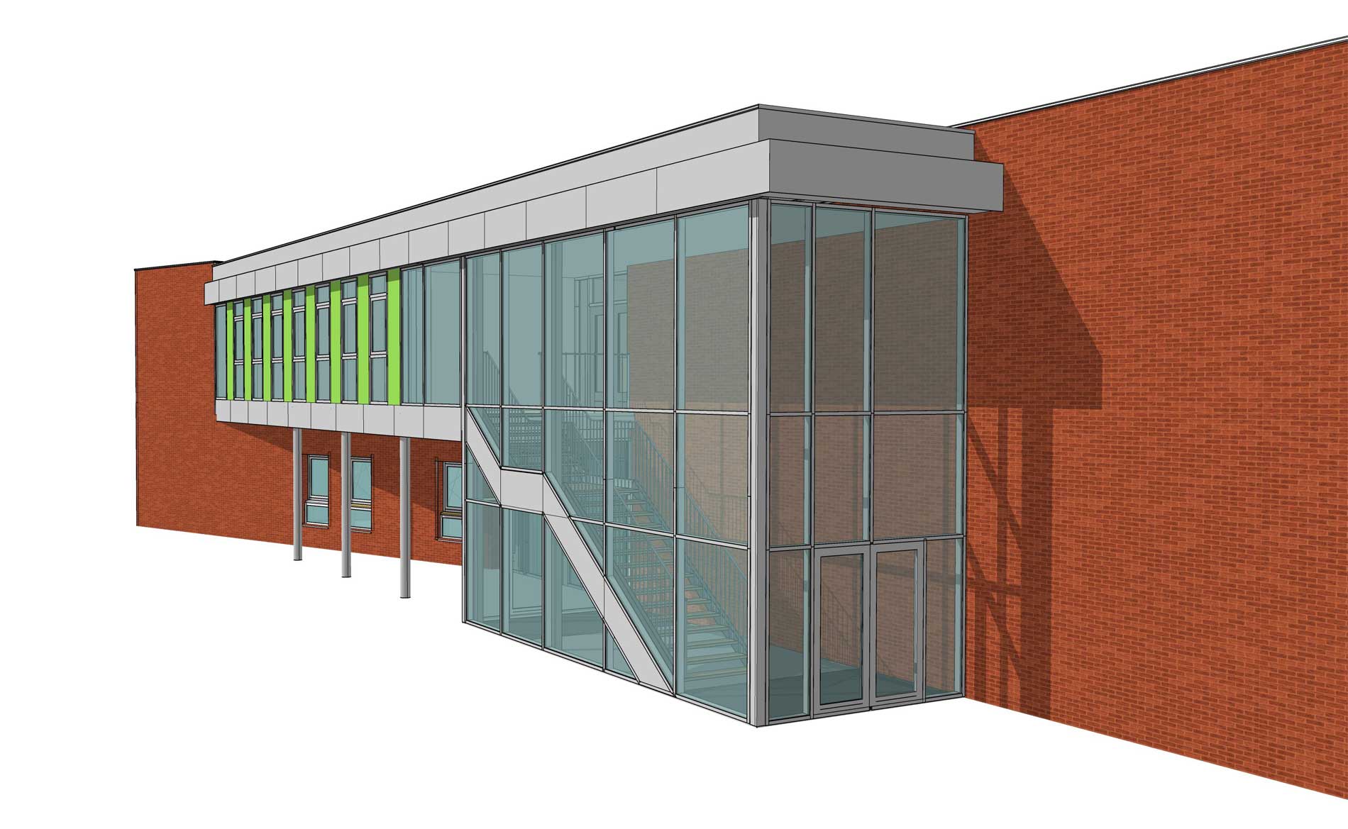 architect school basisschool Panta Rhei Zeewolde BBHD architecten Brede school uitbreiding interieur